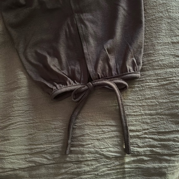 Women Capri Yoga Pant Casual Loose Workout Pant with pockets size Large - Picture 6 of 6